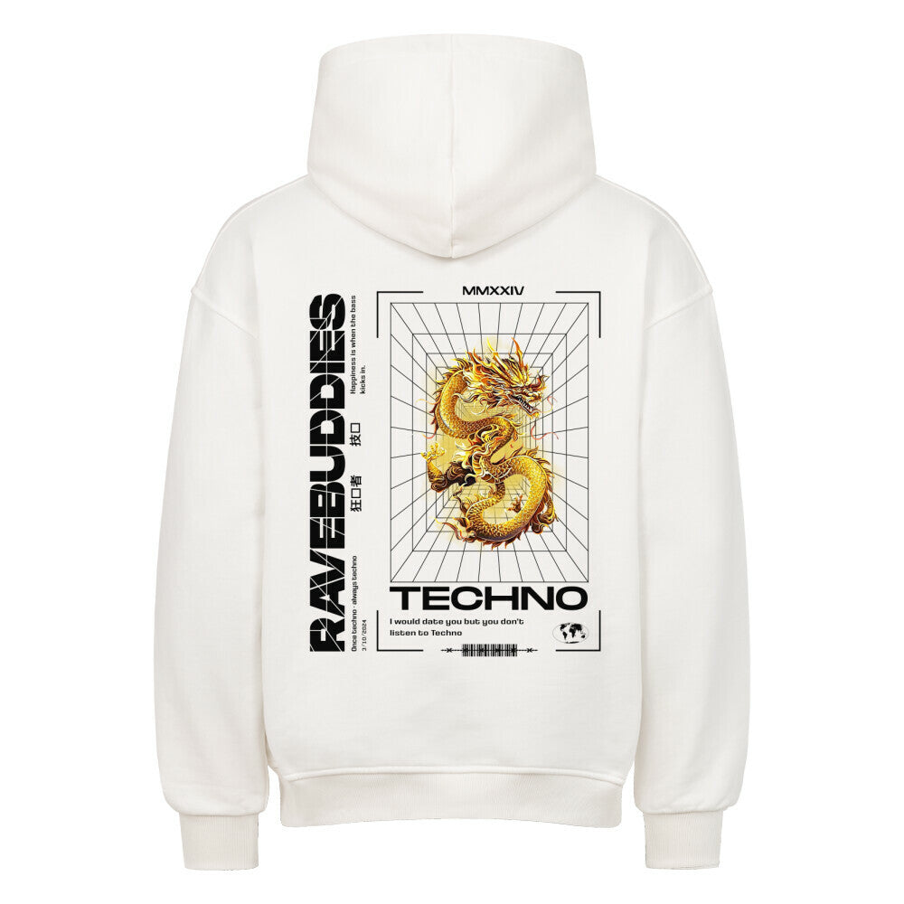 TECHNO DRAGON Oversized Hoodie - ravebuddies