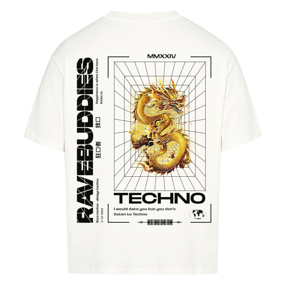 TECHNO DRAGON Oversized Shirt - ravebuddies