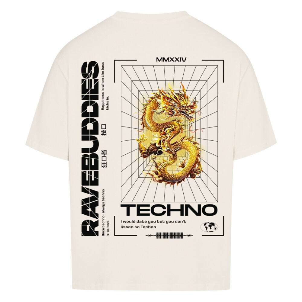 TECHNO DRAGON Oversized Shirt - ravebuddies