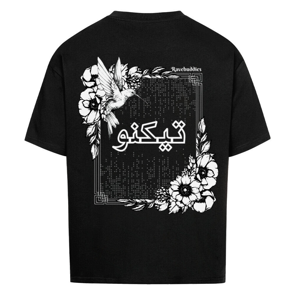 Arabian Text Oversized Shirt - ravebuddies