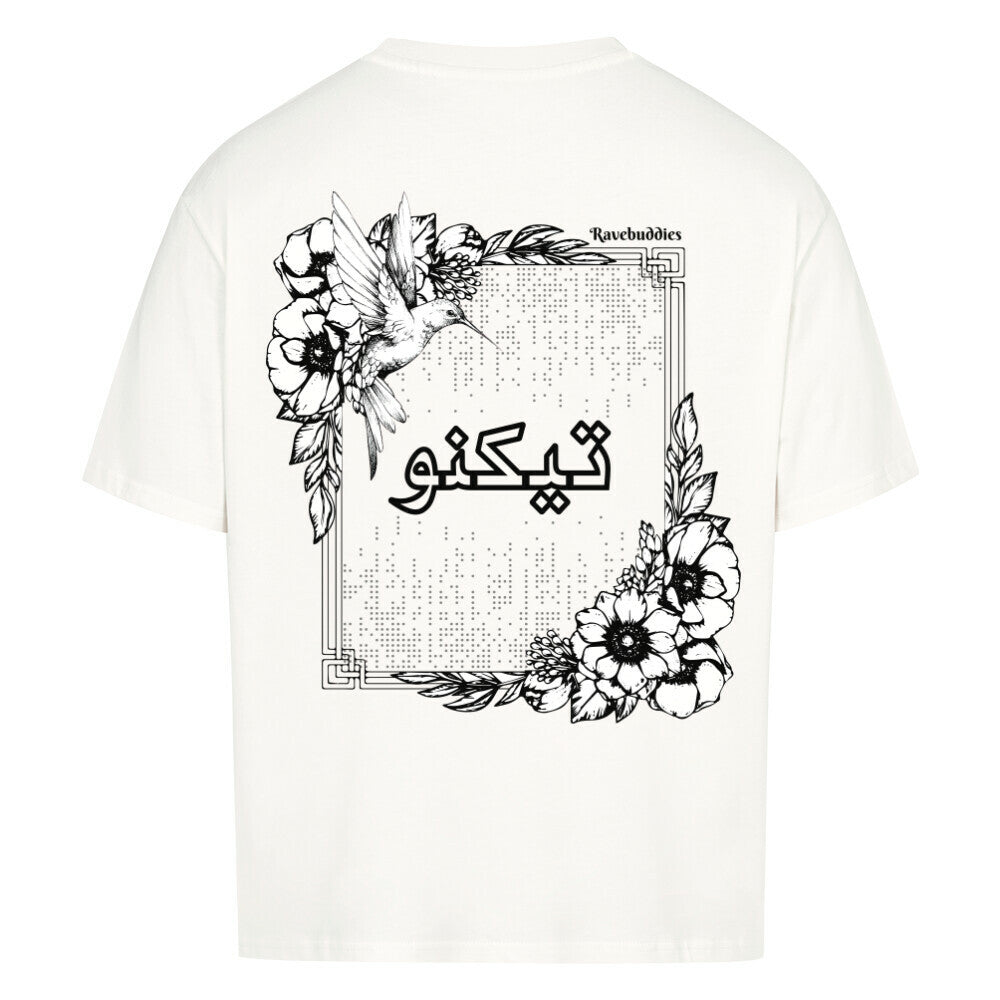 Arabian Text Oversized Shirt - ravebuddies