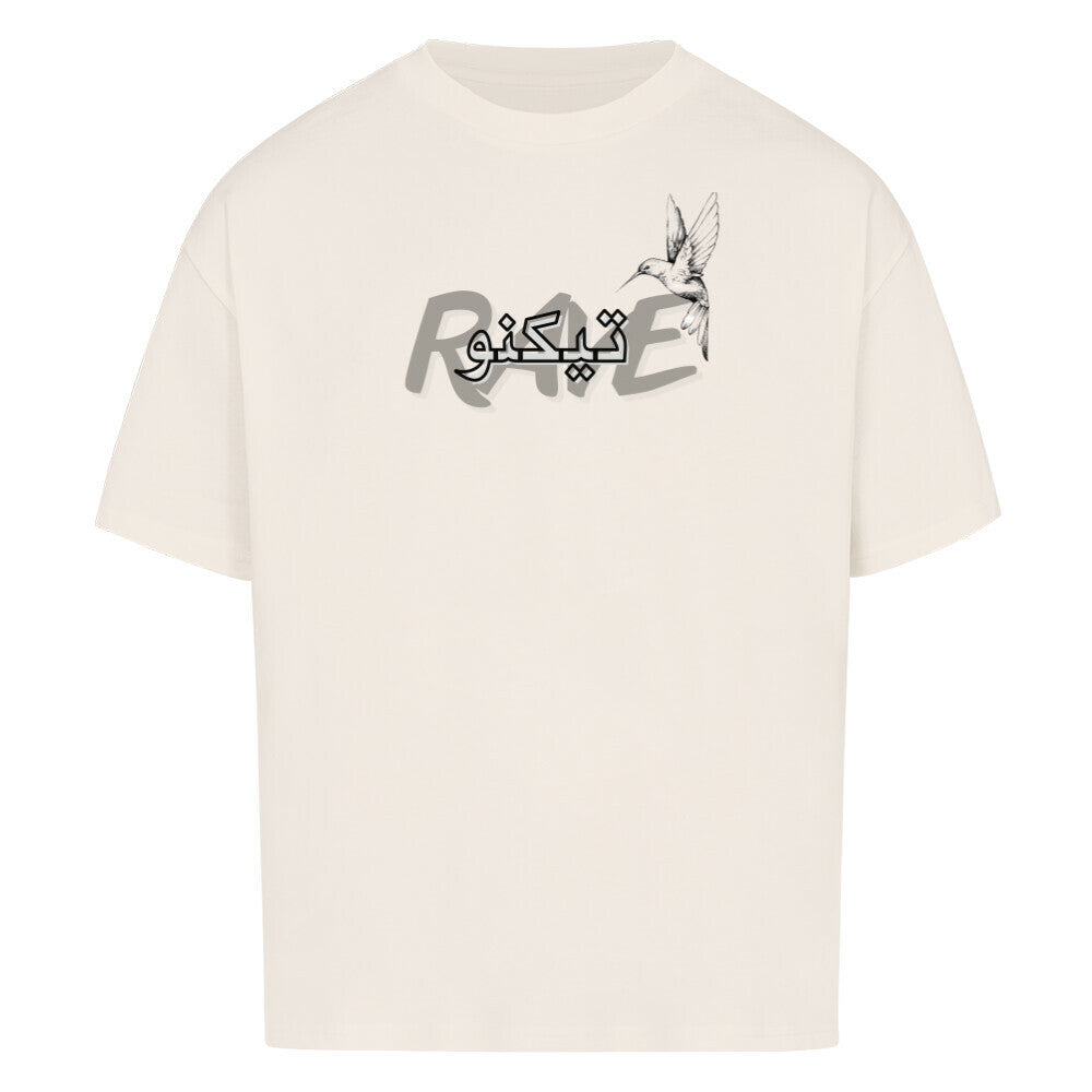 Arabian Text Oversized Shirt - ravebuddies