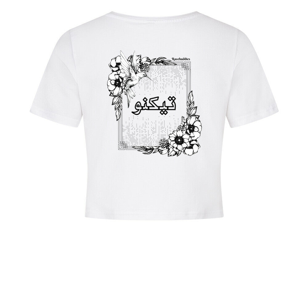 Arabian Text Cropped Tee - ravebuddies