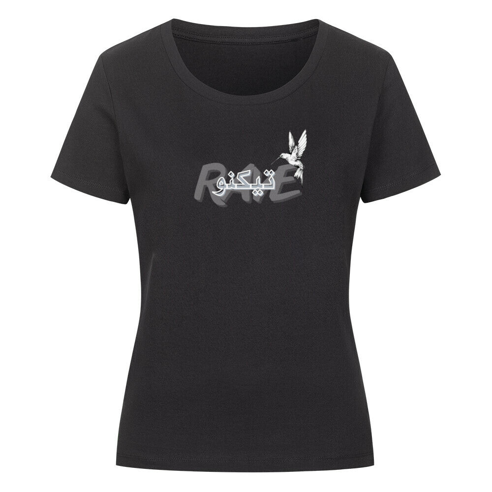 Arabian Text Organic Shirt Women - ravebuddies