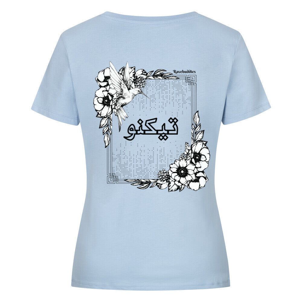 Arabian Text Organic Shirt Women - ravebuddies