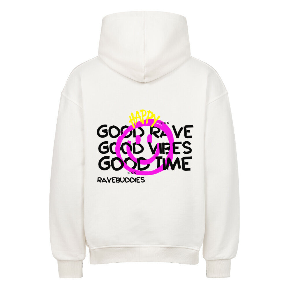 GOOD VIBES Oversized Hoodie - ravebuddies