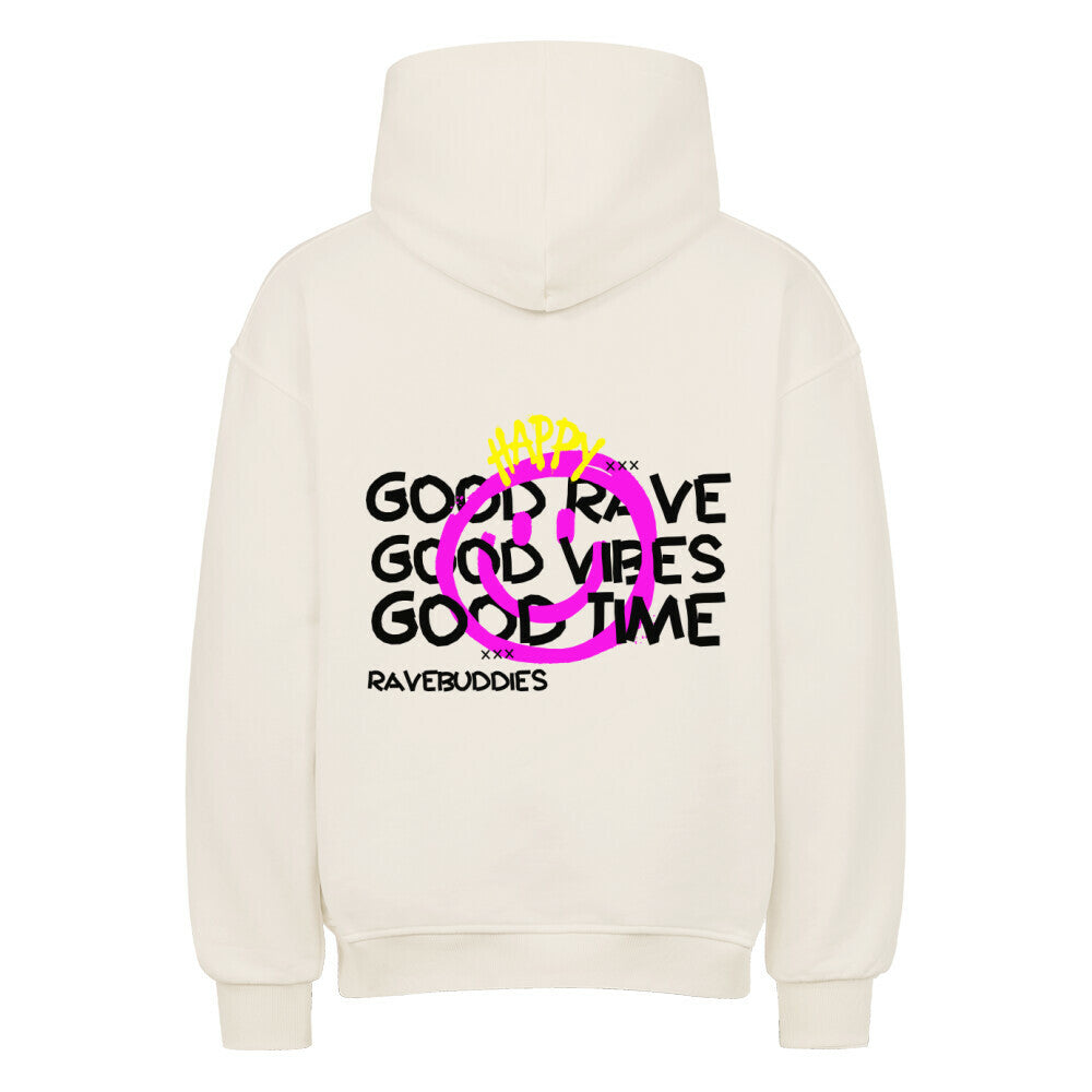GOOD VIBES Oversized Hoodie - ravebuddies