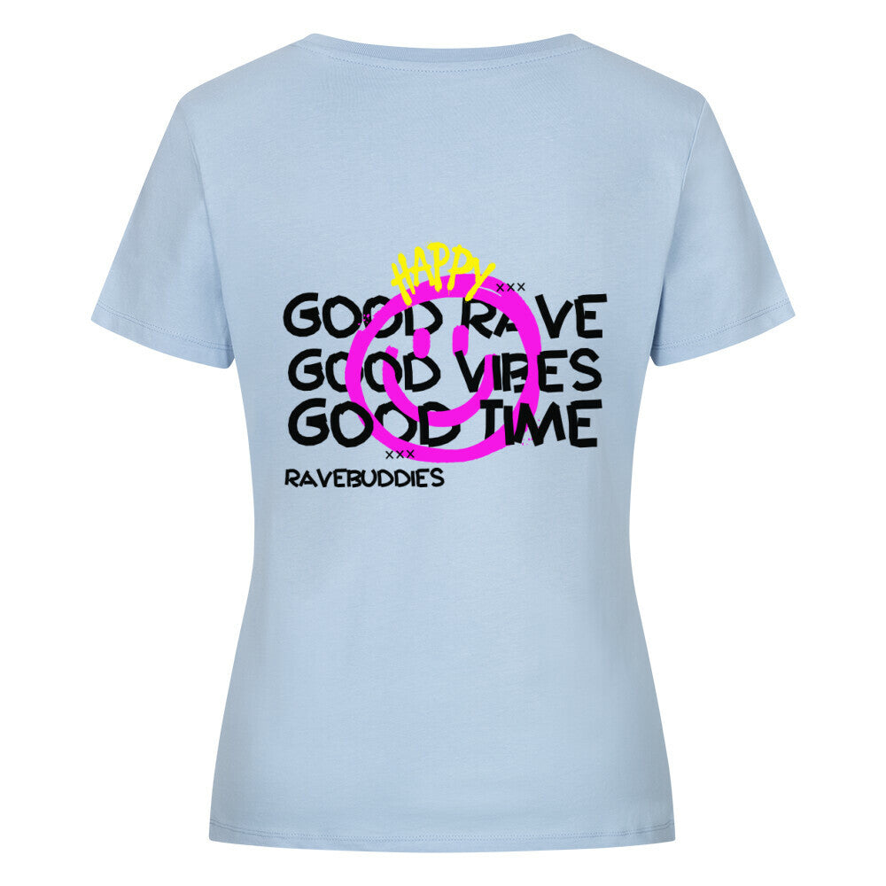 GOOD VIBES Organic Shirt Women - ravebuddies