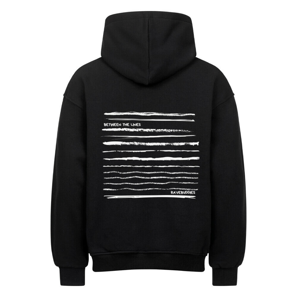 Between The Lines Oversized Hoodie - ravebuddies