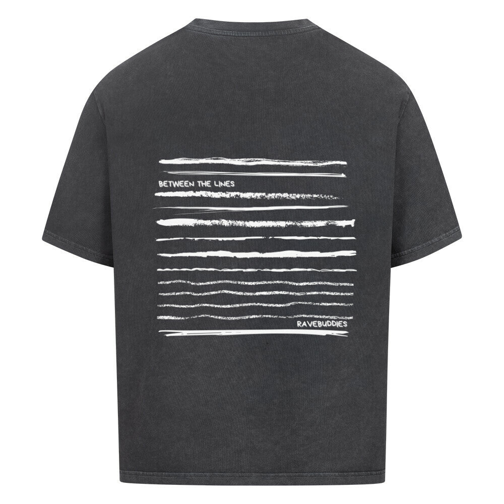 Between The Lines Oversized Shirt - ravebuddies