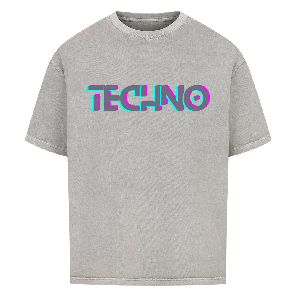 TECHNO Oversized Shirt - ravebuddies