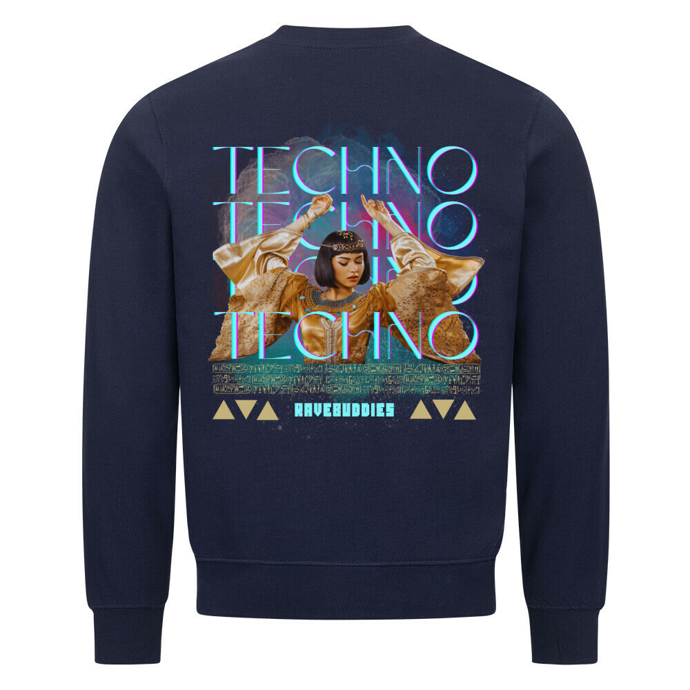 Techno Cleo Premium Sweatshirt - ravebuddies