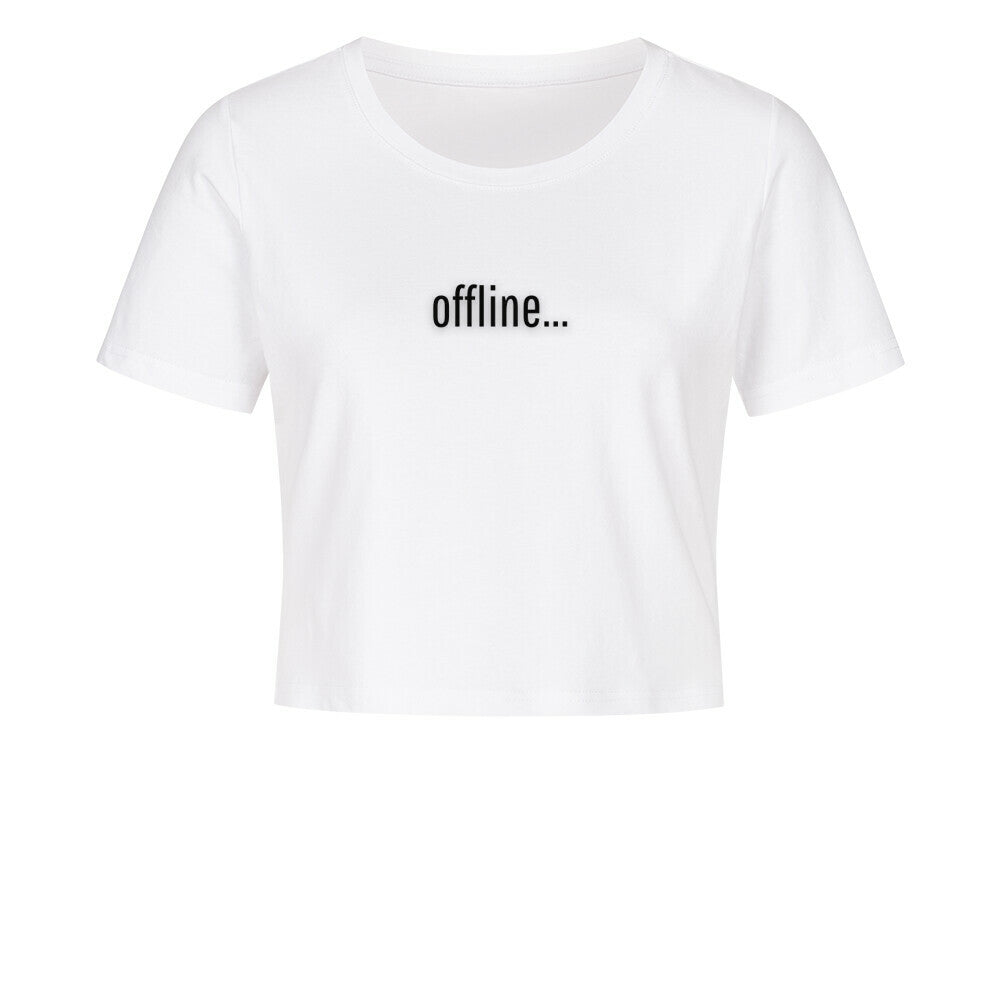 Offline Cropped Tee - ravebuddies