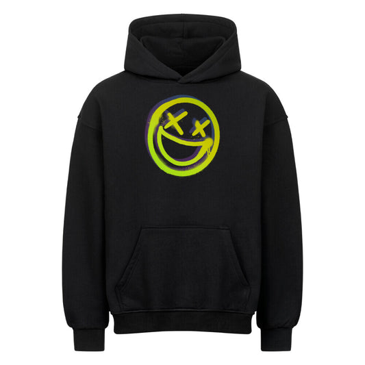 Smiley Oversized Hoodie - ravebuddies
