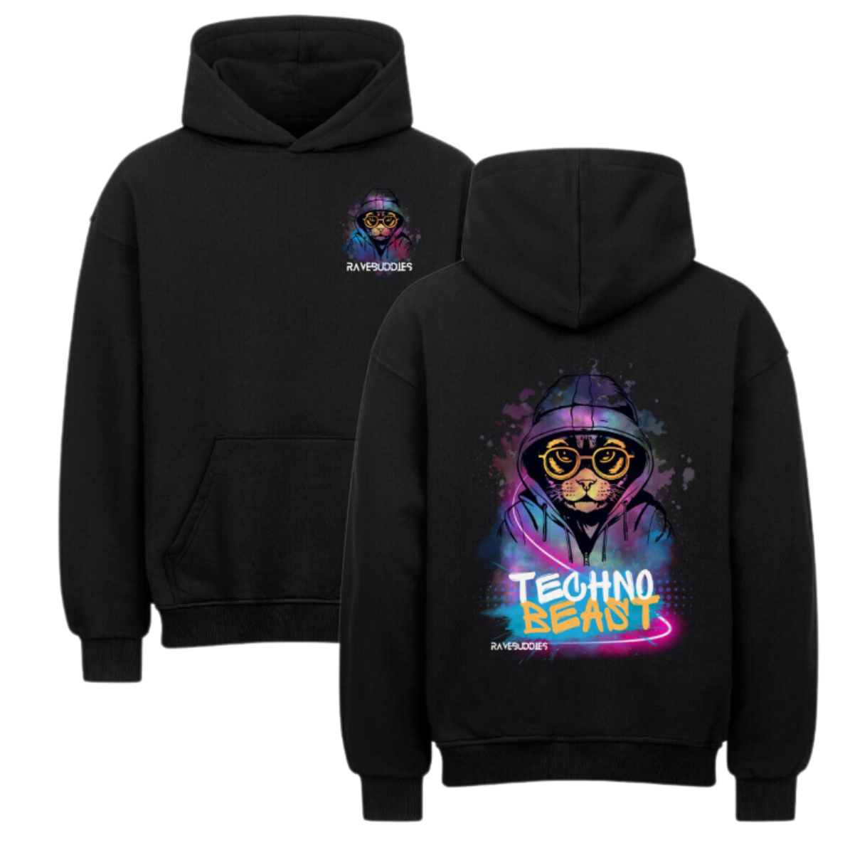 THE BEAST Oversized Hoodie - ravebuddies