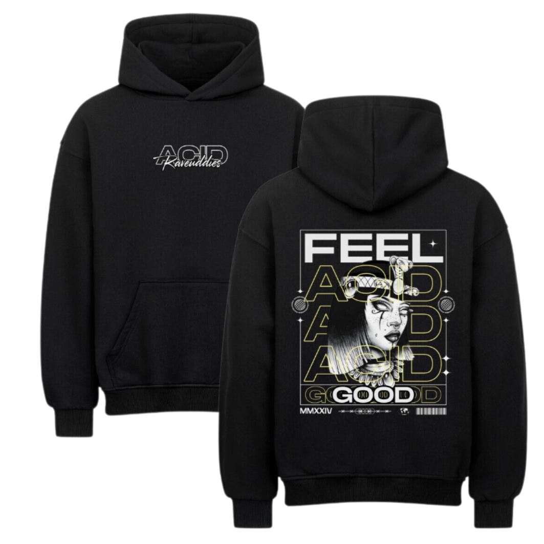 ACID Oversized Hoodie - ravebuddies