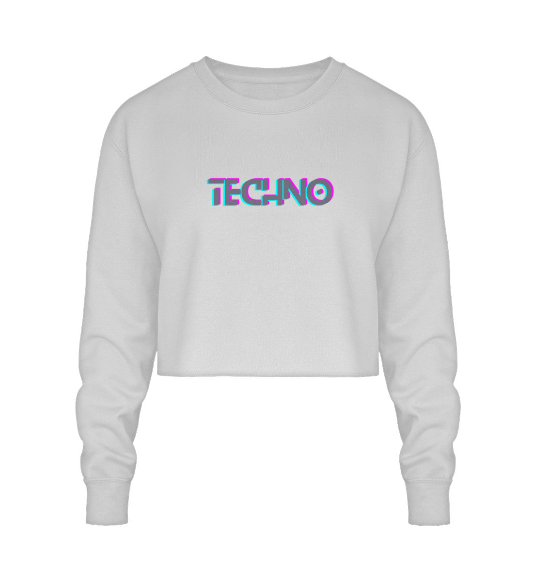 TECHNO - Crop Sweatshirt - ravebuddies