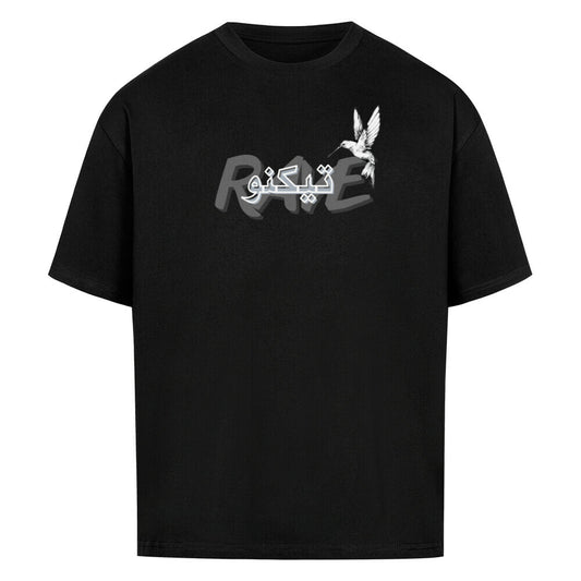 Arabian Text Oversized Shirt - ravebuddies
