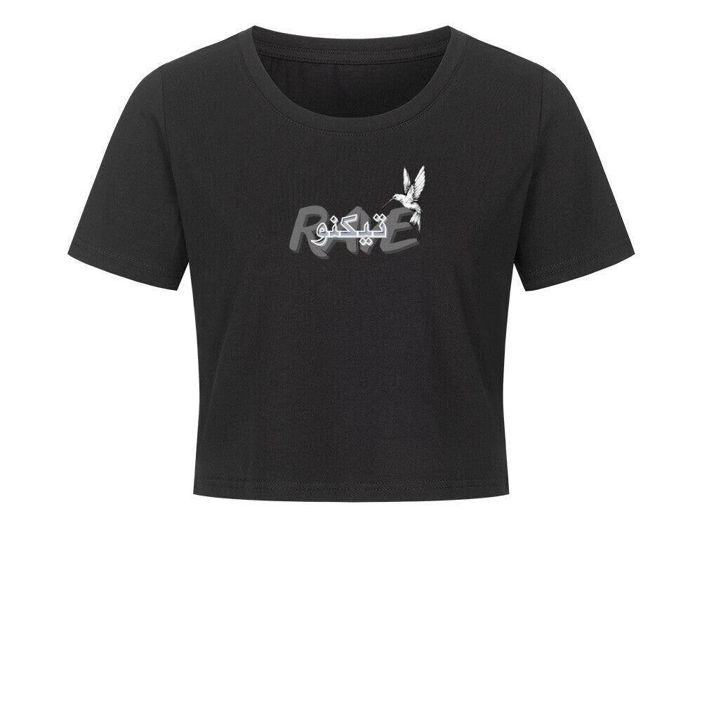 Arabian Text Cropped Tee - ravebuddies