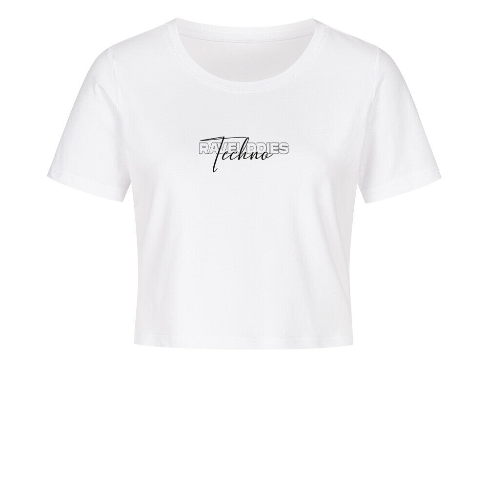 Techno Dragon Cropped Tee - ravebuddies