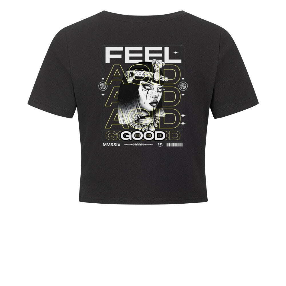 ACID Cropped Tee - ravebuddies