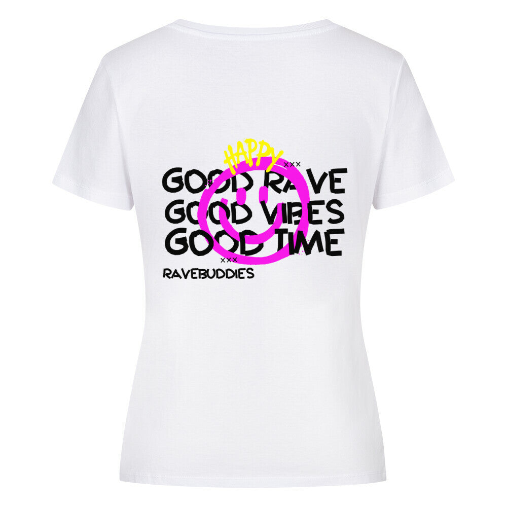 GOOD VIBES Organic Shirt Women - ravebuddies