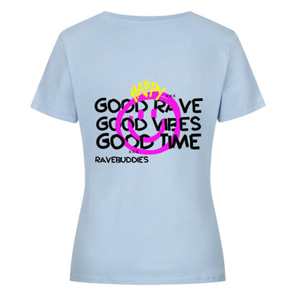 GOOD VIBES Organic Shirt Women - ravebuddies
