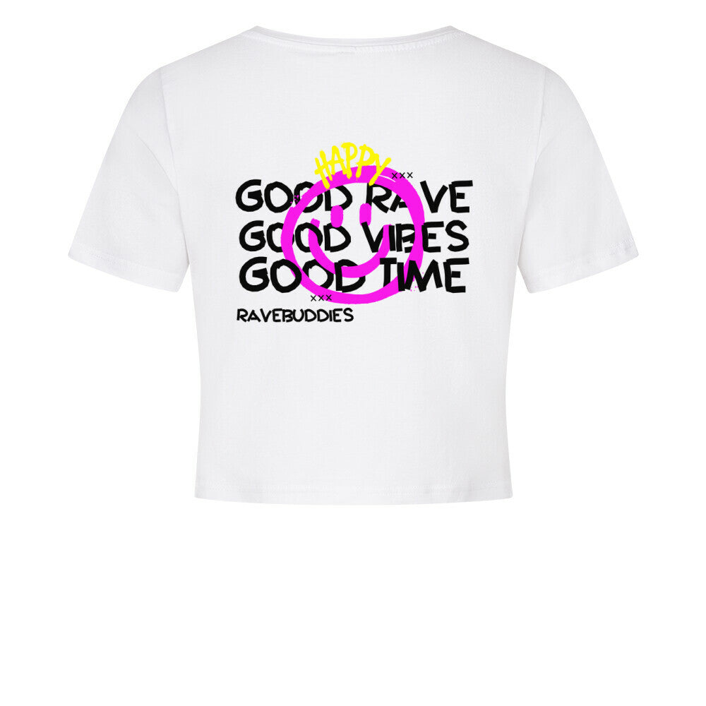 GOOD VIBES Cropped Tee - ravebuddies