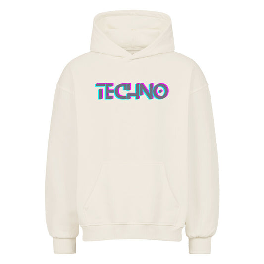 TECHNO Oversized Hoodie - ravebuddies