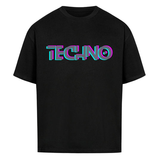 TECHNO Oversized Shirt - ravebuddies