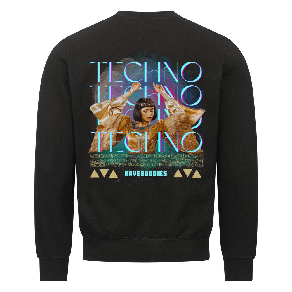 Techno Cleo Premium Sweatshirt - ravebuddies