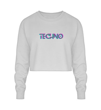 TECHNO - Crop Sweatshirt - ravebuddies