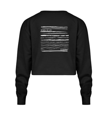 Between The Lines Crop Sweatshirt - ravebuddies